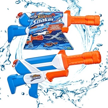 Duży Pistolet na wodę Nerf Soaker Twister Super obrotowa lufa 1094 ml