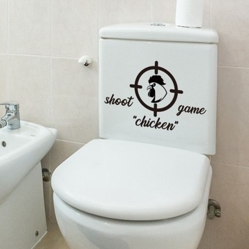 ЗАБАВНАЯ НАКЛЕЙКА НА ТУАЛЕТ НАКЛЕЙКА ПЕТУХ ДЛЯ ВАННОЙ КОМНАТЫ
