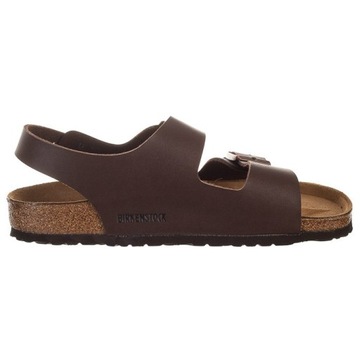 Buty Męskie Wygodne Sandały Birkenstock Milano Brązowe 034701