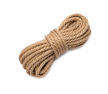 Lina jutowa naturalna sznurek szpagat juta 8mm 30m