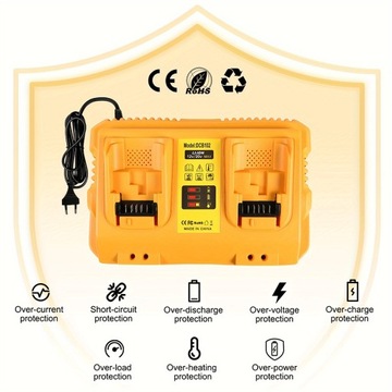 1 шт., сменный DCB102 для зарядной станции Dewalt,