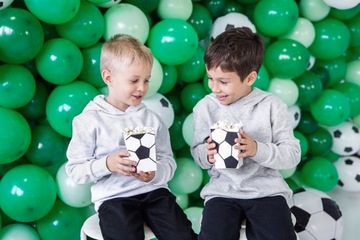 Шарик из коробок для попкорна БЕЛЫЙ ДЕНЬ РОЖДЕНИЯ