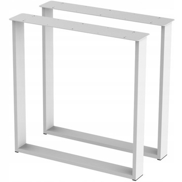 U8020 NOGI METALOWE DO STOŁU I BIURKA LOFT INDUSTRIAL - 715 MM BIAŁY