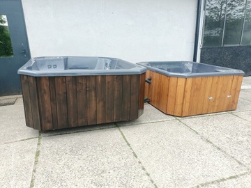 jacuzzi ogrodowe, bania, spa, elektryczne, piec