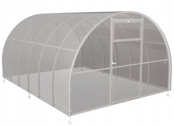 Теплица из поликарбоната Садовый туннель 3х6 м, профили поликарбонат 20х40 5мм