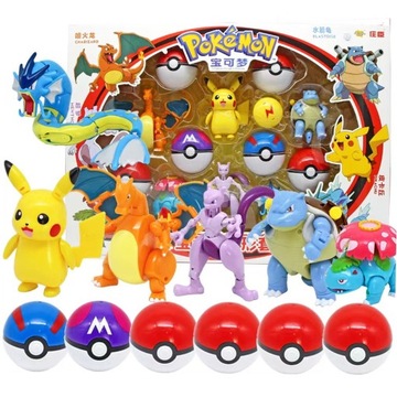 MORFUJĄCA KULA SKŁADANA POKEMON FIGURKA CHARIZARD KOLEKCJONERSKIE ZABAWKA