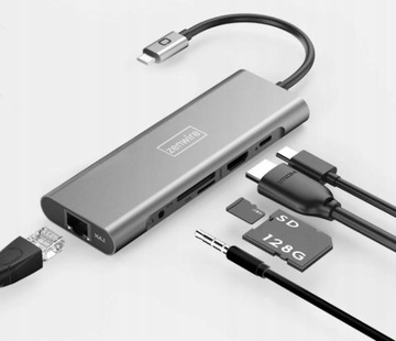 Адаптер HUB 9in1 Адаптер USB-C Macbook Air M1