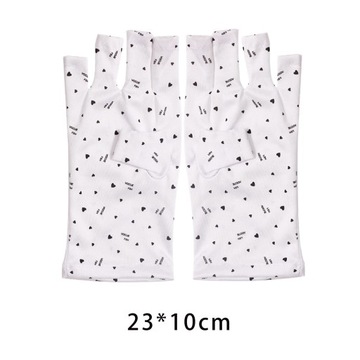 Короткие перчатки для гелевого маникюра.