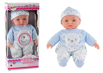 Lalka bobas 30cm w piżamce wydaje dźwięk Dzień Dziecka