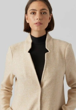 Vero Moda damski melanżowy przejściowy płaszcz beżowy XL