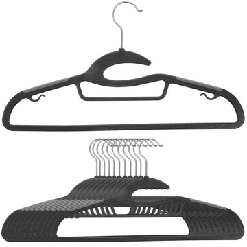 10 ШТ. ОЧЕНЬ ШИРОКИЕ ВЕШАЛКИ ПЛАСТИКОВАЯ ВЕШАЛКА ДЛЯ ОДЕЖДЫ