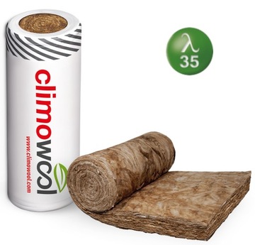 CLIMOWOOL DF35 стекловата 100 мм [6,48 м2] для утепления перегородок