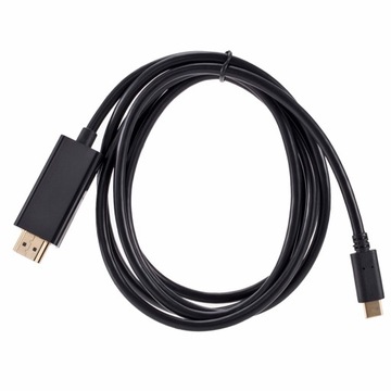 Кабель Type C — HDMI 4K2K, 1,8 метра, черный