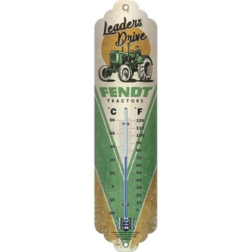 БОЛЬШОЙ МЕТАЛЛИЧЕСКИЙ ТЕРМОМЕТР FENDT ТРАКТОР ФЕРМЕР МОТОР