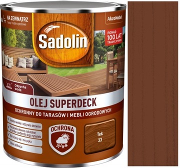 SADOLIN OLEJ SUPERDECK DO TARASÓW 0,75L TEK