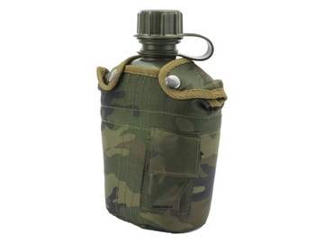 Manierka w pokrowcu MFH 33223T woodland moro pl camo