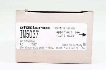 IFM ELECTRONIC IM5037, IME2015BFRKG, Индуктивный датчик