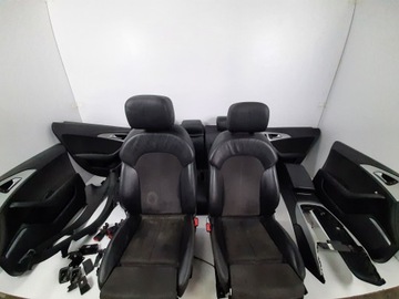AUDI A6 C7 AVANT 15R TAPICERKA SKORA ALCANTARA S-LINE FOTELE KANAPA BOCZKI