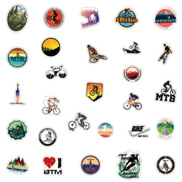 НАКЛЕЙКИ ДЛЯ НОУТБУКА MIX BIKES 50 шт.