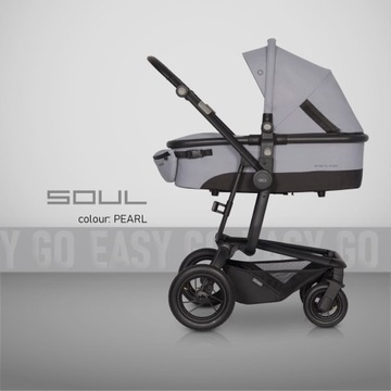 EasyGo Soul Wózek 1w1 z samą gondolą FOLIA + NERKA
