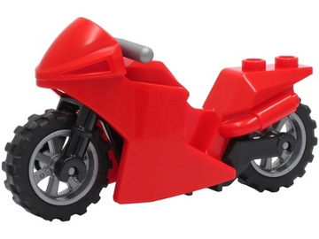 Lego motocykl motor czerwony 60292 18895c16