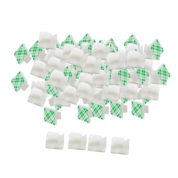 Около 100 штук самоклеящихся кабельных зажимов