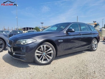 BMW Seria 5 F10-F11 Touring Facelifting 525d 218KM 2014 BMW Seria 5 GWARANCJA 525D xDrive POLIFT Zamiana RATY Udok. przebieg Pano, zdjęcie 15
