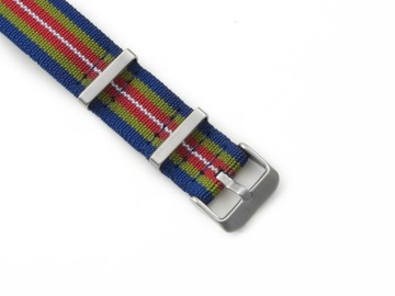 PASEK DO ZEGARKA PREMIUM NATO ELASTIC WIELE KOLORÓW WODOODPORNY 20 mm