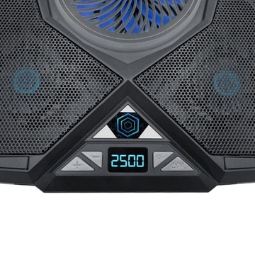 ОХЛАЖДАЮЩАЯ ПОДСТАВКА ДЛЯ НОУТБУКА 12–17 ДЮЙМОВ СВЕТОДИОДНАЯ ПОДСТАВКА