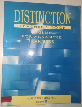 DISTINCTION English for advanced learners Teacher