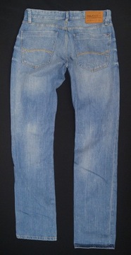 HILFIGER DENIM SUPER MARKOWE JEANSOWE SPODNIE Z DZIURAMI - 30/32