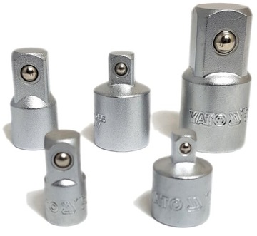 YATO - REDUKCJA PRZEJŚCIÓWKA ZESTAW ADAPTERÓW 1/2'' 1/4'' 3/8'' - 5 SZTUK