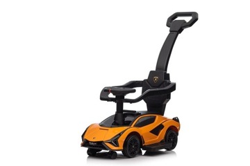 Lamborghini QLS-996T Orange Ride-On с коляской