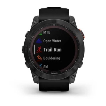 Garmin fenix 7X Solar черный/темно-серый