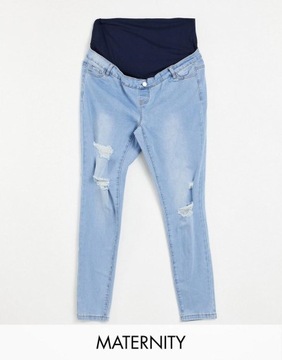 D3E13 JENASY CIĄŻOWE RURKI MISSGUIDED MATERNITY M
