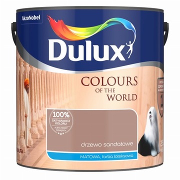 DULUX KOLORY ŚWIATA 2,5L - Drzewo sandałowe