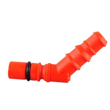 Króciec kranu wylewki końcówka 10/12mm Czerwony