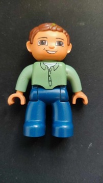PAN TATA KOSZULA ZIELONA ludzik FIGURKA LEGO DUPLO 47394pb036