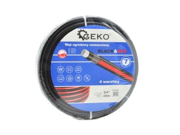 Wąż ogrodowy wzmacniany BLACK&RED 3/4'' 50m