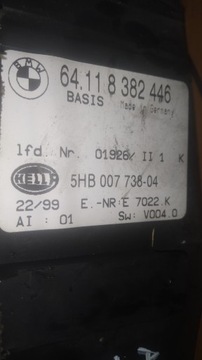 64118382446 PANEL KLIMATIZACE BMW E46