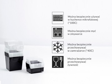 Контейнер TOP низкий Slatwall 14x12x8см молочный