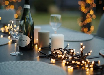 НАРУЖНЫЕ РОЖДЕСТВЕНСКИЕ ОГНИ 100 СВЕТОДИОДОВ ТОЛЩИНОЙ 5М ВСПЫШКА