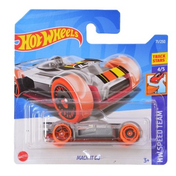 HOT WHEELS AUTO MACH IT GO GREY/ORANGE