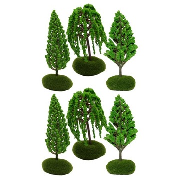 Modele drzew Modele drzewek zabawkowych Mini Street 6 szt
