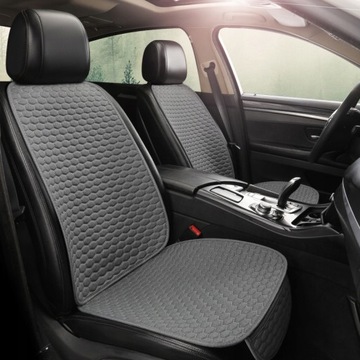 Льняной дышащий чехол на сиденье автомобиля