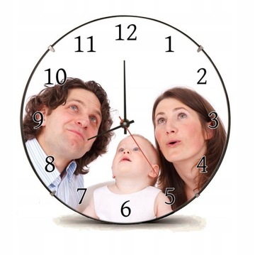 Часы с вашим фото Логотип волонтерской пожарной охраны Герб