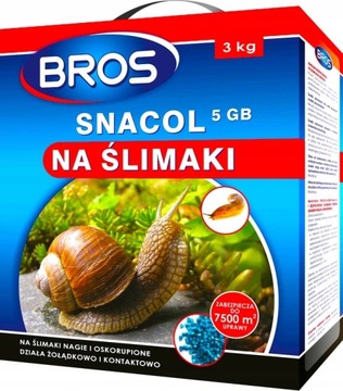 Bros SNACOL 5 ГБ ЯД УЛИТКИ 3 кг СИЛЬНЫЙ