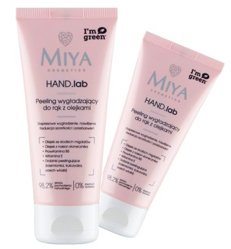 MIYA Hand.lab Peeling do rąk ziarnisty/mechaniczny 60 ml