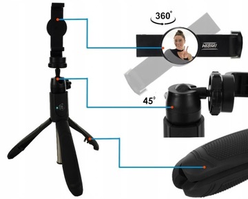 ПАЛКА ДЛЯ СЕЛФИ СО ШТАТИВОМ, БЕСПРОВОДНОЙ ПУЛЬТ ДУ