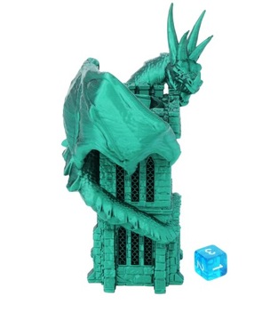 Дракон на башне - маленькая башня для игры в кости - Fates End Wyvern Tiny Towers Dice Tower